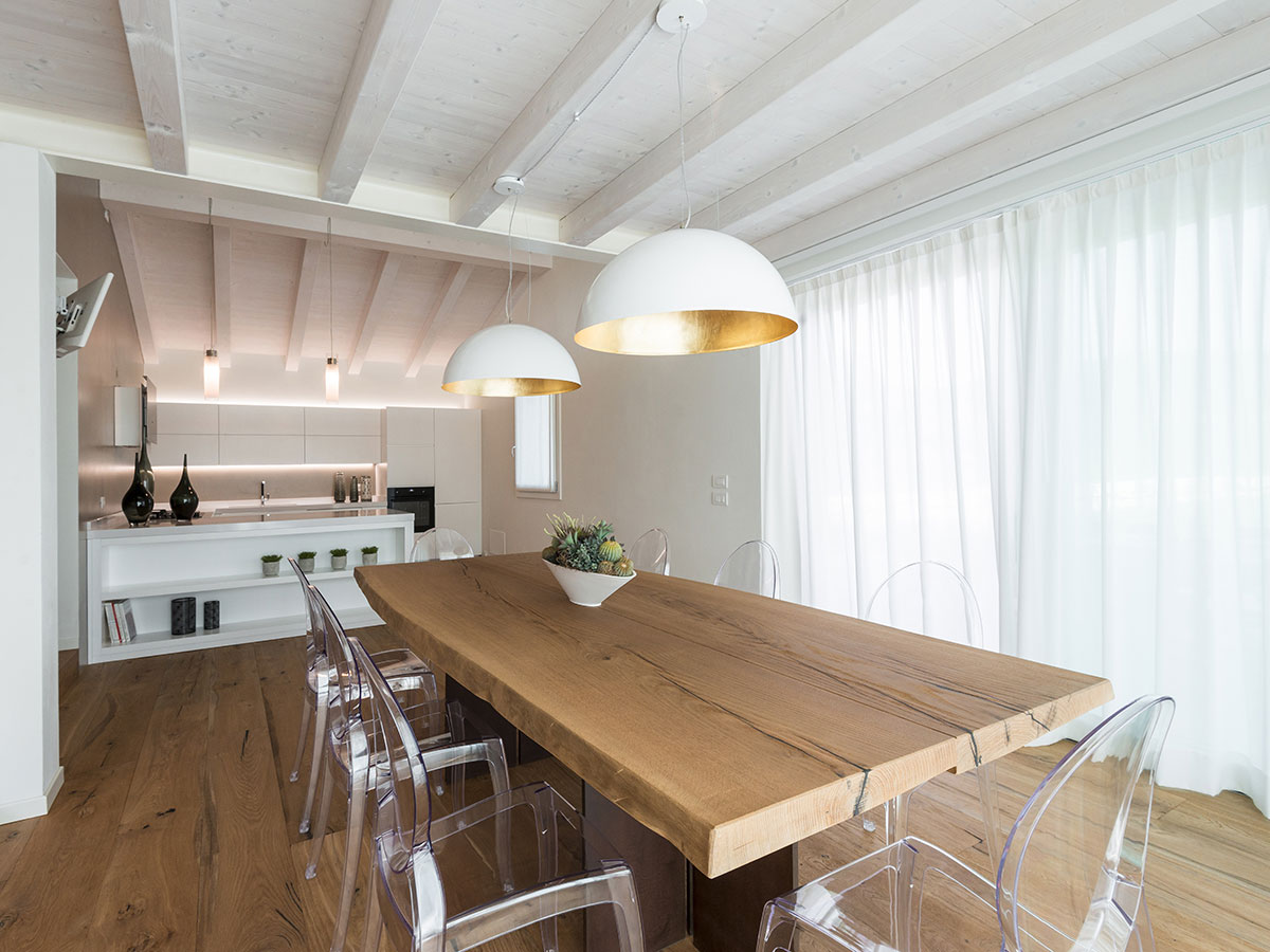 cucina moderna in rovere